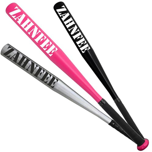 Baseballschläger Zahnfee aus Aluminium I Länge 65 cm Alu | 26 Zoll Schläger mit einem Gewicht von 520 Gramm und einem Rutschfestem Griff I Lustiges Geschenk für Männer und Frauen