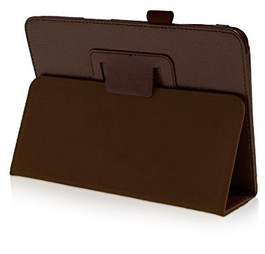 Klassische Hülle mit Standfunktion für Samsung Galaxy Tab S2 8.0 in BRAUN mit automatischer Sleep- und Wake-Up-Funktion [passend für Modell SM-T710, SM-T713, SM-T715, SM-T719]