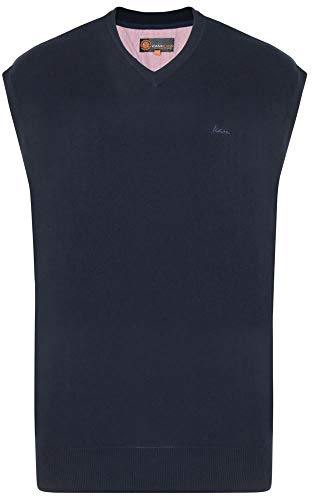 KAM Big & Tall Sleeveless Knitted Jumper - Men's