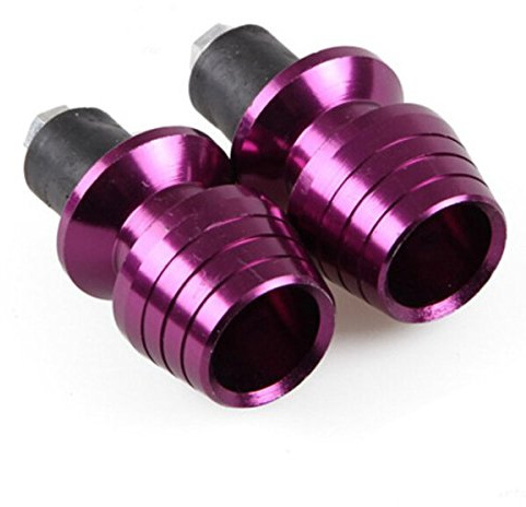 Alamor Manopole per Manubrio in Alluminio CNC Manubrio per Moto - Viola