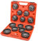 Juego de llaves para filtros de aceite Llaves para quitar filtros de aceite de coche 15 piezas