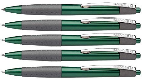 Schneider Loox Druck-Kugelschreiber (5 Stück grün)