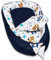 PALULLI® Babynest, multifunktionales Kuschelnest mit Weiches zusätzlicher Matratze, Kokon, Nestchen, Babybett, Reisebett für Neugeborene, 100% Baumwolle Oeko-TEX … (Aztec II)