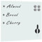 vidaXL Magnettafel Wandmontage Glasmagnettafel Magnetboard Memoboard Wandtafel Glastafel Glasboard Schreibtafel Whiteboard Pinnwand Glas 50x50cm