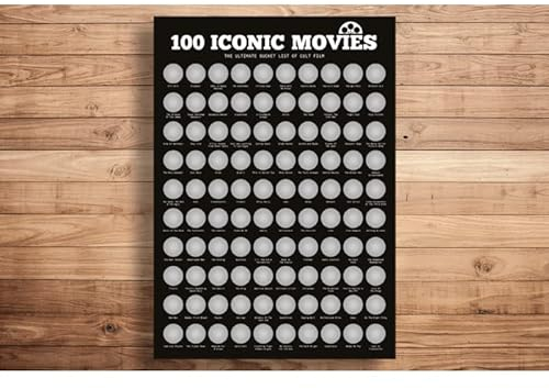 ootb Rubbelblatt, Ikonische Filme, ca. 42 x 60 cm