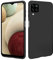 HSP Hülle für Samsung Galaxy A12 / M12 [Staubabweisend] Handyhülle | Premium TPU Silikon Case Schutzhülle | Kratzfest Stoßfest Fallschutz | Kameraschutz Displayschutz | Passgenau Dünn Matt | Schwarz