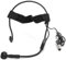 fasient1 Micro Cuffie a 3 Pin Mini Microfono a condensatore a fascia portatile Sistema di microfono senza fili per fotocamera XLR per prestazioni sul palco, insegnamento - Nero