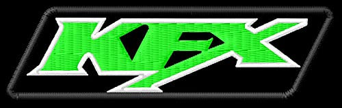 MAsterpatch Kawas KFX Patch für Kawasaki KFX Bikers 400 450 700 Motorrad Motorrad Aufnäher parche Bordado brodé patche écusson toppa ricamata