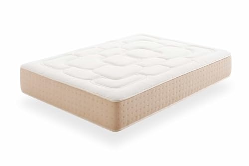 Moonia | Royal Prime-Matratze | 30 cm Dicke | Viskoelastisch + Viskosoft + Biotherm-Fasern | Pression Care System: Multizonen zur Erholung | Duo-System®- für individuelle Festigkeiten