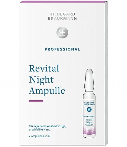 Hildegard Braukmann Professional Revital Night Ampulle, 7 x 2 ml Glasampulle + 1 Ampullenöffner