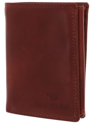MUSTANG Cuir Porte-Monnaie Udine Men's Wallet Brown Brun