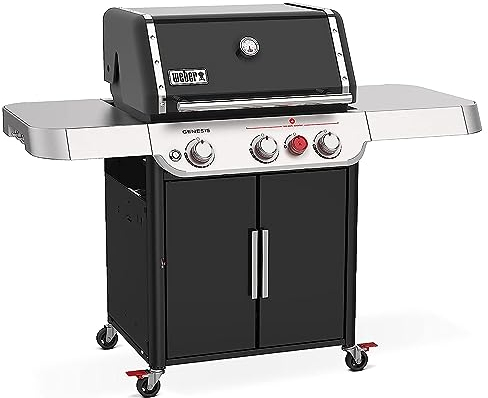 Weber Genesis E-325S - Parrilla de gas propano líquido, color negro