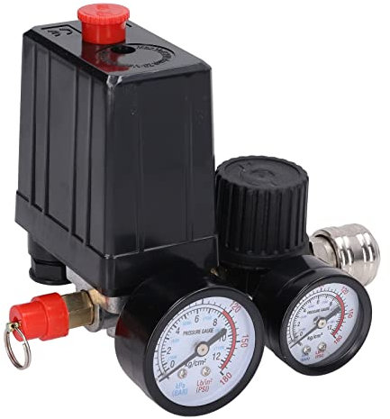 Pressostato, valvola di controllo del compressore d'aria a 4 fori 220V 380V 90-120PSI per la sostituzione
