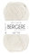 Bergère de France - 100% COTON BIO, Wolle zum stricken und häkeln (50 g) 100% Bio-Baumwolle - 3 mm - Rundgarn für den Sommer - Weiß (Blanc)