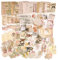 260Stk Scrapbooking Sticker Set Vintage Deko Bastelpapier Retro Beschreibbare Dekopapier Washi Aufkleber DIY Papier Dekoration für Scrapbook Zubehör Tagebuch Journaling (Gartenwelt)
