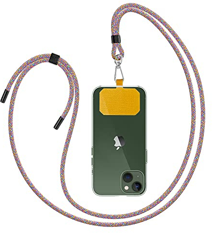 GUMO-LONG Universal Handyband- Geeignet für alle Smartphones, Kette zum Umhängen, Einstellbar Schlüsselband, Handyband mit jeder Hülle Kombinierbar