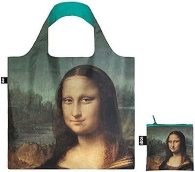 LOQI Unisex Mona Lisa Einkaufstasche, Mehrfarbig