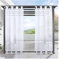 Tende Per Esterni Tende trasparenti for esterni Tenda da balcone impermeabile antivento Occhielli superiori e inferiori Tende for finestre in tulle for esterni da giardino Tresor (Color : White, Siz
