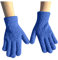 Mashaouyo Guanti spessi e di colore solido da uomo e caldi guanti lavorati a maglia in velluto invernale freddo per le donne Guanti Nitrile (Navy, One Size)