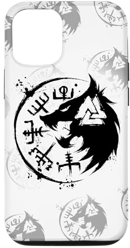 Hülle für iPhone 15 Fenrir Wolf Fenris-Wolf - Viking Vegvisir Valknut