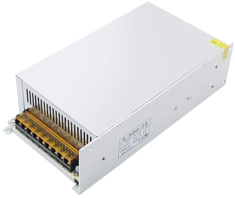 inShareplus Bloc d'alimentation 24 V 20,85 A 500 W DC universel à découpage régulé, transformateur 230 V vers pilote LED 24 V, transformateur pour bande LED, imprimante 3D, projet informatique, CCTV