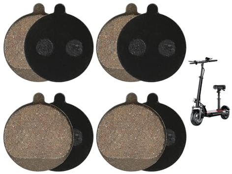 8 Stück Bremsbeläge für Kugoo M4/M4 Pro Scooter, Bremsklötze Harzhalbmetall, Elektroroller Brake Lining Pads Halbmetall Ersatz Zubehör, Scooter Bremsscheibe Ersatzteile für Soflow SO4 Pro Gen2