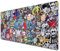 Tapis de souris One Piece | Tapis de souris Anime | XXL 900 x 400 | Sous-main de bureau | Imperméable – Antidérapant