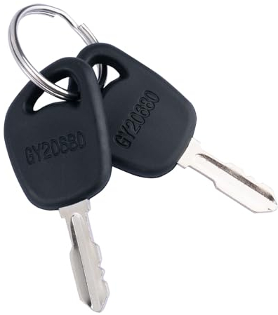 ZLKSKER 2PCS Equipment Keys GY20680 Ignition Keys Replacement for John/Deere Lawn Mower 1026R 2025R 2026R 100 LA LT SST X Series
