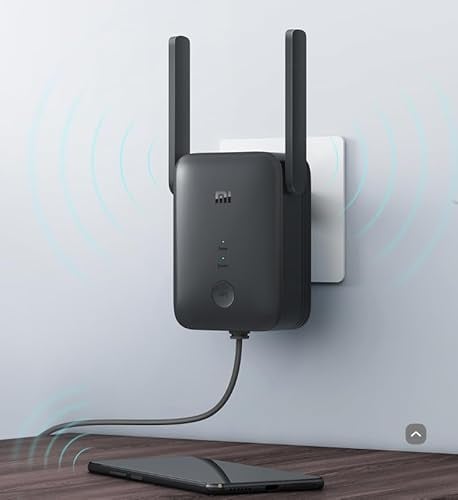 Xiaomi Extender Pro WiFi Range | Router Amplificatore di Segnale WiFi | Ripetitore WiFi Lungo Raggio per Casa | Potente Amplificatore di Copertura Movil | Colore Nero