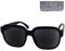 Stilvolle Sonnenbrille mit Sehstärke, Kunststoff Dicker Rahmen (Schwarz) XL großen Gläsern, Gratis Etui, Vintage Lesesonnenbrille Damen auch Herren +1.5 Dioptrien