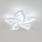 Comely Deckenlampe, LED Deckenleuchte 60W 6750LM, Kaltes Weiß 6500K Moderne Blütenblatt Design für Wohnzimmer Küche Schlafzimmer Esszimmer, Dia 60cm