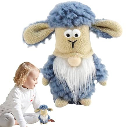 Plüsch Wichtel Dekoration - Plüsch Zwerge Weihnachtsschaf Ornamente, Lammgesicht Puppe Weihnachtsdeko Ornamente - Wichtelpuppen, Weihnachtsdekoration für Wichtelhaus
