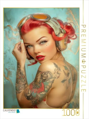 CALVENDO Puzzle Pin-up Girls | 1000 Teile Lege-Größe 64 x 48 cm Foto-Puzzle für glückliche Stunden