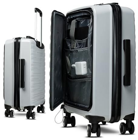 Handgepäck Koffer, passend für Ryanair, mit TSA Schloss, Koffer klein, Handgepäck-Koffer, kleiner Koffer, Koffer & Trolleys, Hartschalenkoffer, Ryanair Handgepäck 55x40x20 leicht, Handgepäckkoffer