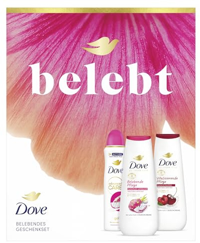 Dove Geschenkset Advanced Care Duschcreme + Deo Drachenfrucht+ Duschcreme Kirsche