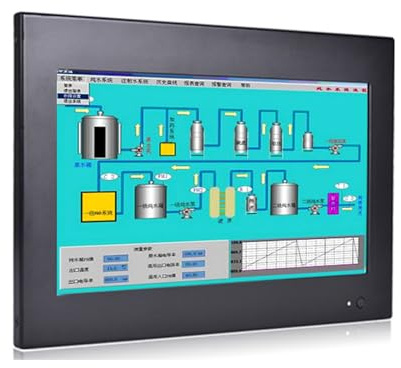 ANDAQI 10.1 Inch Backlit TFT LED Embedded Industrial Panel PC, Resistive Touch Screen, I5 4200U, Windows 11 / Linux Ubuntu, PW12, 1024 x 600, HDMI, VGA, 2 x COM, 0 RAM, 0 Storage, Barebone No System