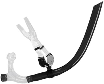 Générique 42,6 Cm Tuba Frontal Natation PC Tuba De Natation Piscine Tubas Frontal pour Longueurs Embout Buccal en Silicone Tubes Équipement De Plongée pour Piscine Et Eau Libre Enfant Adultes