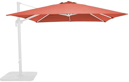 Oviala Toile pour Parasol déporté 3x3m Terracotta