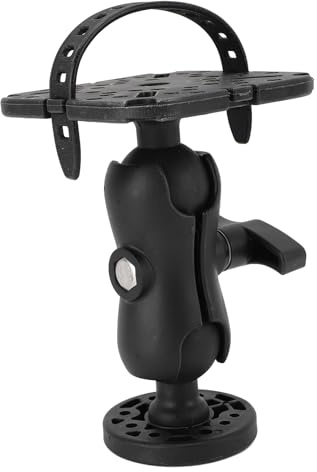 VGEBY Fischfinder-Halterung, Robuste Nylon-Universalhalterung für Kajaks und Boote mit 360-Grad-Drehkugelgelenk für Angeln und Marineelektronik