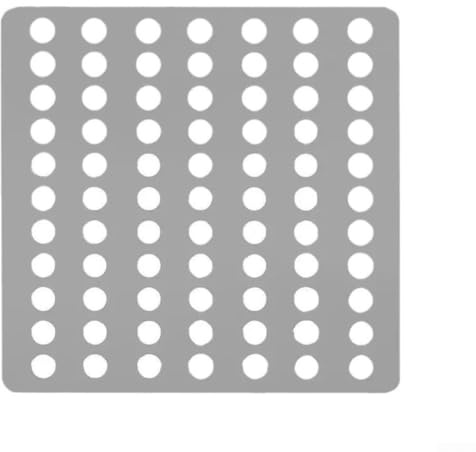 Rejilla de drenaje cuadrada de acero inoxidable compatible con aberturas de drenaje de 15 x 15 cm para baño y uso al aire libre