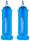 SINOVATI® TPU Faltbare Trinkflaschen, Soft Flask, Wasserflasche BPA-Frei Sportflasche für Trinkrucksack, Fahrrad, Wandern,Joggen,Camping und Klettern (Blau, 500ml x 2)