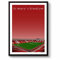 GroundDesigns SOUTHAMPTON FC Football Gift ST MARY'S Stadium Art Print