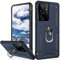 IKAZZ for Galaxy S21 Ultra Case,Military Grade Shockproof Heavy Duty Protective Phone Case Pass 16ft Drop Test with Magnetic Kickstand for Samsung Galaxy S21 Ultra Blue