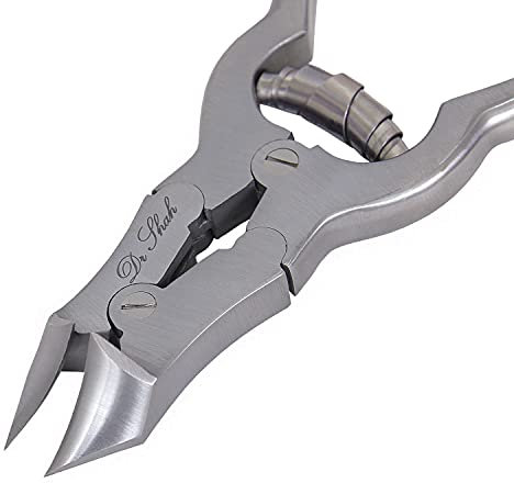 Nail Clippers Toenail Clippers Plier made of Stainless Steel 16 cm – for Medium to Strong Toenails with Buffer Spring and Thigh Lock - Pedicure Clippers Toenail Cutter for Foot Care