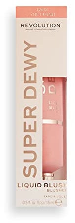 Makeup Revolution, Superdewy Liquid Blusher, Fard à Joues Liquide, Fake The Flush, 15ml
