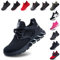 Hitmars Arbeitsschuhe Herren Damen Sicherheitsschuhe Stahlkappenschuhe Arbeitsschutzschuhe Leicht S3 S1 S1P S2 Sommer mit Stahlkappe Unisex Sportlich C Schwarz 41