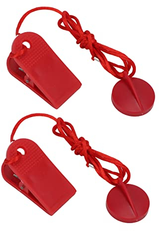 plplaaoo 2pc Laufband Sicherheitsschlüssel, Universal Laufband Magnet Sicherheitsschloss, Sicherheitsschlüssel Für Die Meisten Laufband Magnet Sicherheitsschlösser, sicherheitsschlüssels laufband
