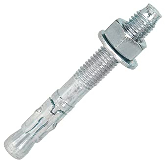 Isolbau Bolzenanker - Schwerlastanker aus verzinktem Stahl mit ETA Zulassung, Option 7 - M12 x 100 mm, fixierbare Dicke: 5 mm - 1 Stück
