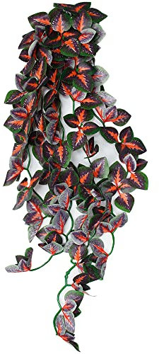 50cm/20in Aquarium Decorations Plants Artificial Fake Plastic Water Grass Plants for Fish Tank Aquarium Decor Artificial Hanging Plants