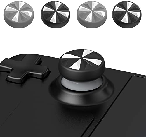 JINGDU Tapa de Botones de Pulgar para Steam Deck/Steam Deck OLED, Agarres para el Pulgar de Silicona Cubierta Protectora de Botones Compatible con Steam Deck 4 Piezas - Cross